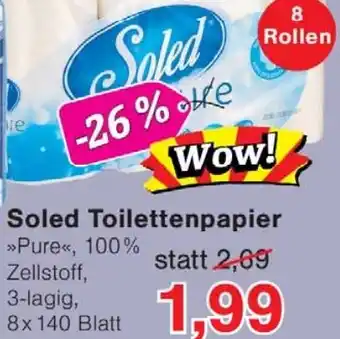 Wiglo Wunderland Soled Toilettenpapier Angebot