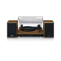 Netto Marken-Discount Lenco LS-100WD Plattenspieler mit Holzlautsprechern Angebot