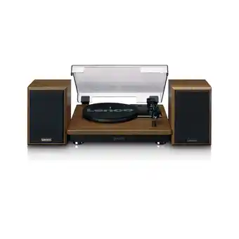 Netto Marken-Discount Lenco LS-100WD Plattenspieler mit Holzlautsprechern Angebot