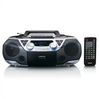 Netto Marken-Discount Lenco XXL DAB+ Radiorekorder SCD-720SI mit CD, Kassette, Bluetooth und USB Angebot