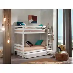 Netto Marken-Discount Etagen-Hochbett Pino 160 cm Höhe inkl. Bettschublade versch. Farben Angebot