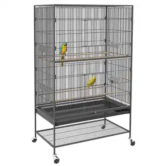 Netto Marken-Discount PawHut Vogelkäfig Stahl, Kunststoff Angebot