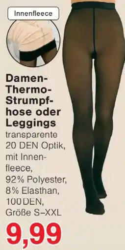 Wiglo Wunderland Damen Thermo Strumpfhose oder Leggings Angebot