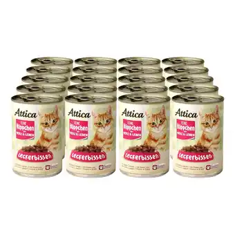 Netto Marken-Discount Attica Feine Häppchen mit Herz + Leber 415g, 20er Pack Angebot