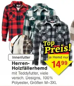 Wiglo Wunderland Herren Holzfällerhemd Angebot