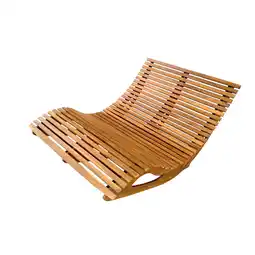 Netto Marken-Discount Ergonomische Doppelschwungliege aus Akazienholz - FSC zertifiziert Angebot