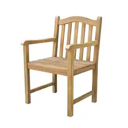 Netto Marken-Discount Gartenstuhl mit Armlehnen aus FSC-Akazienholz – Natur geölt Angebot