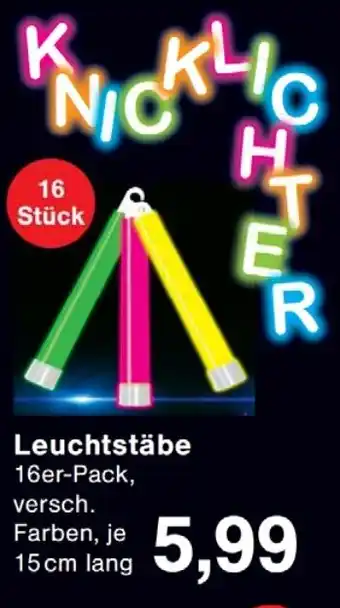 Wiglo Wunderland Leuchtstäbe Angebot