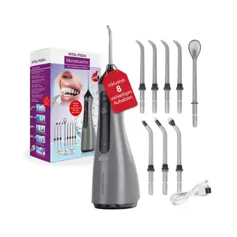 Netto Marken-Discount VITALmaxx Munddusche mit 8 Aufsätzen 3,7V Angebot