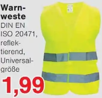 Wiglo Wunderland Warnweste Angebot