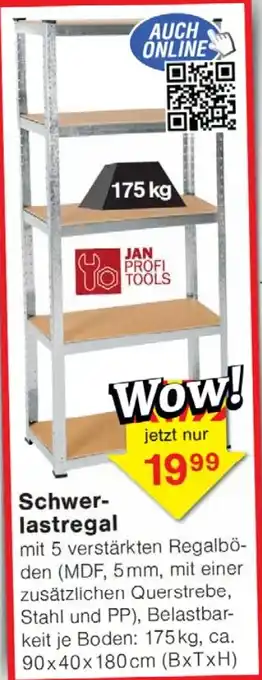 Wiglo Wunderland Schwerlastregal Angebot
