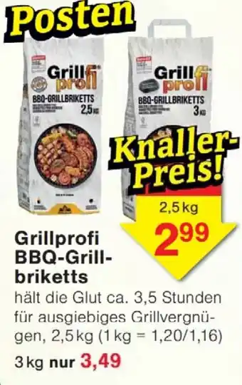 Wiglo Wunderland Grillprofi BBQ-Grill- briketts Angebot