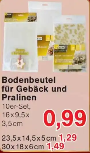 Wiglo Wunderland Bodenbeutel für Gebäck und Pralinen Angebot