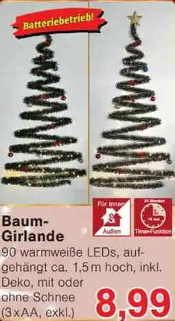 Wiglo Wunderland Baum Girlande Angebot