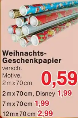 Wiglo Wunderland Weihnachts Geschenkpapier Angebot