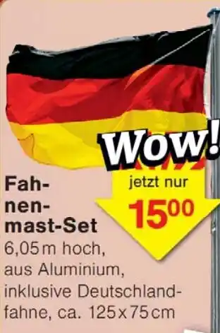 Wiglo Wunderland Fahnenmast Set Angebot