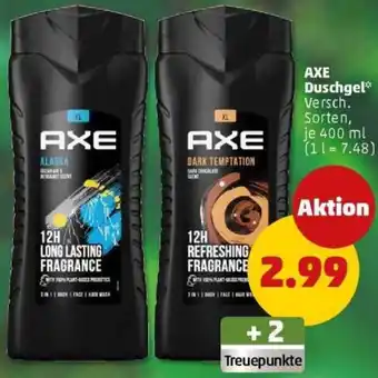PENNY AXE Duschgel Angebot