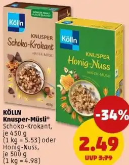 PENNY KÖLLN Knusper-Müsli Angebot