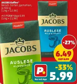 PENNY JACOBS Kaffee Angebot