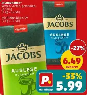 PENNY JACOBS Kaffee Angebot