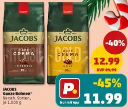 PENNY JACOBS Ganze Bohnen Angebot