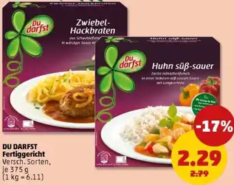 PENNY DU DARFST Fertiggericht Angebot