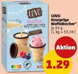 PENNY COVO Knusprige Waffelbecher Angebot