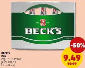 PENNY BECK'S Pils Angebot