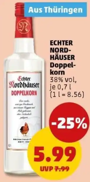 PENNY ECHTER NORDHÄUSER Doppelkorn Angebot