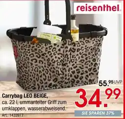 Zurbrüggen reisenthel Carrybag LEO BEIGE Angebot