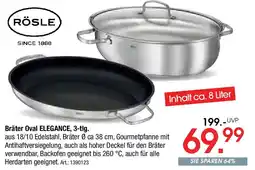 Zurbrüggen RÖSLE Bräter Oval ELEGANCE, 3-tlg. Angebot