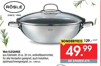Zurbrüggen RÖSLE Wok ELEGANCE Angebot