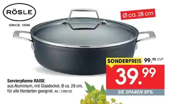 Zurbrüggen RÖSLE Servierpfanne RAISE Angebot