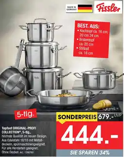 Zurbrüggen Fissler Topfset ORIGINAL PROFI COLLECTION, 5-tlg. Angebot