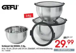 Zurbrüggen GEFU Schüssel-Set MONDI, 3-tlg. Angebot