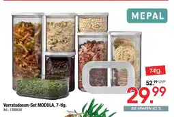 Zurbrüggen MEPAL Vorratsdosen-Set MODULA, 7-tlg. Angebot