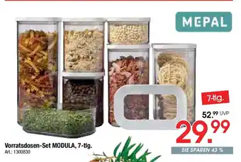 Zurbrüggen MEPAL Vorratsdosen-Set MODULA, 7-tlg. Angebot