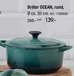 Zurbrüggen LE CREUSET Bräter OCEAN, rund Angebot