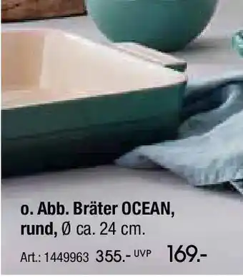 Zurbrüggen LE CREUSET o. Abb. Bräter OCEAN Angebot