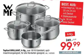 Zurbrüggen WMF Topfset BRILLIANT, 4-tlg. Angebot