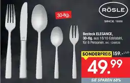Zurbrüggen RÖSLE Besteck ELEGANCE, 30-tlg. Angebot