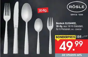 Zurbrüggen RÖSLE Besteck ELEGANCE, 30-tlg. Angebot