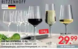 Zurbrüggen RITZENHOFF Glas-Set LICHTWEISS, 12-tlg. Angebot