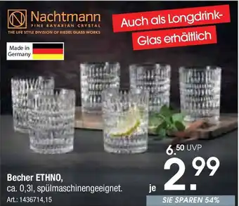 Zurbrüggen Nachtmann Becher ETHNO Angebot