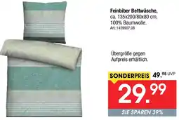 Zurbrüggen Feinbiber Bettwäsche Angebot