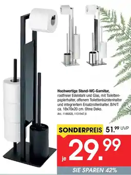 Zurbrüggen Hochwertige Stand-WC-Garnitur Angebot