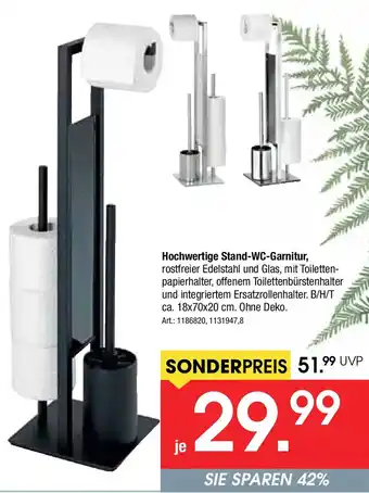 Zurbrüggen Hochwertige Stand-WC-Garnitur Angebot