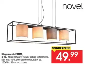 Zurbrüggen Novel Hängeleuchte FRAME, 4-flg. Angebot