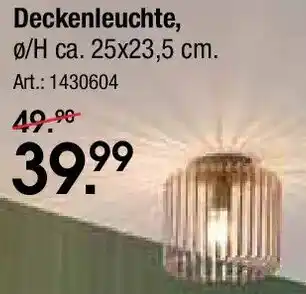 Zurbrüggen Novel Deckenleuchte Angebot