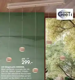 Zurbrüggen LED-Hängeleuchte QUIBERON Angebot